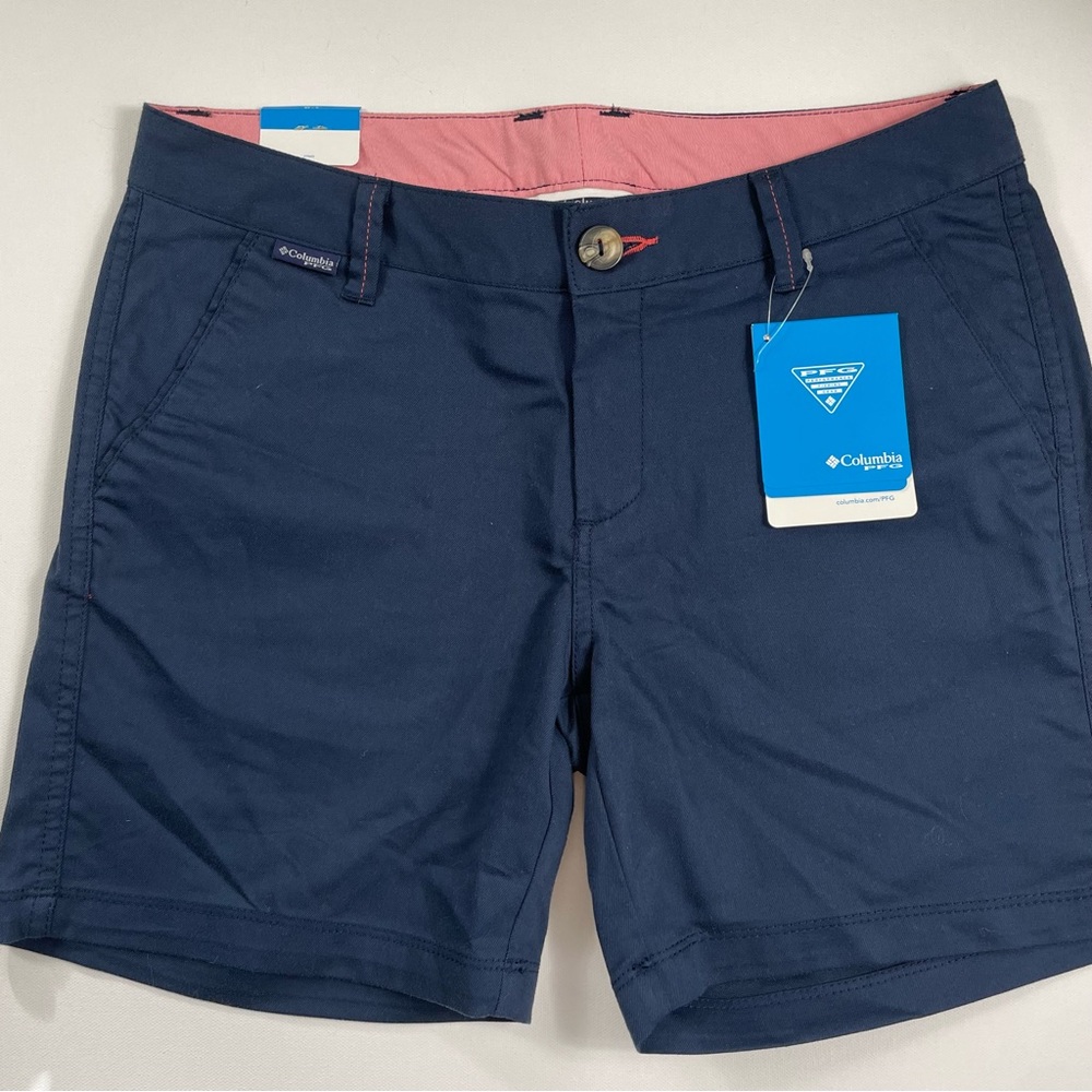 Columbia PFG Women’s Shorts Navy Blue NWT 6 | Performance Fishing Gear Gorpcore